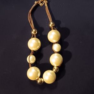Big Pearl Statement Necklace